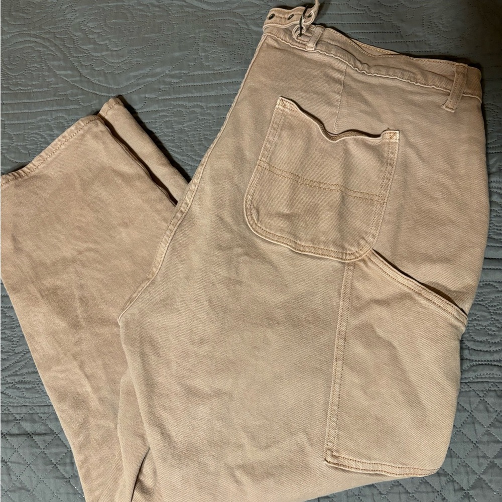 Old Navy Pink Straight Cargo Pants